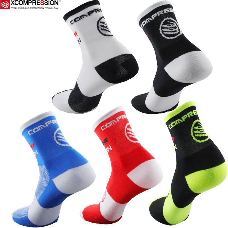 Mountain Biking Socks - ถุงเท้าปั่นจักรยานรุ่นใหม่ปี 2017 ยืดหยุ่นสูง ทนทานต่อการสึกหรอ เหมาะสำหรับกีฬากลางแจ้ง ถุงเท้าสำหรับจักรยานถนนและจักรยานเสือภูเขา