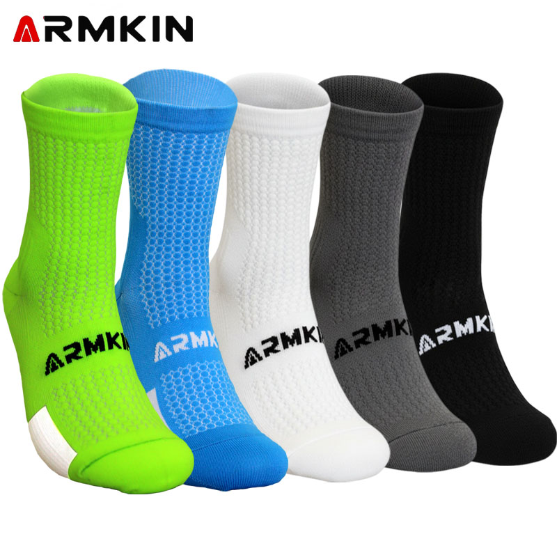 Mountain Biking Socks - ถุงเท้าปั่นจักรยาน ARMKIN รุ่นใหม่ 5 คู่ สำหรับผู้ชาย/ผู้หญิง