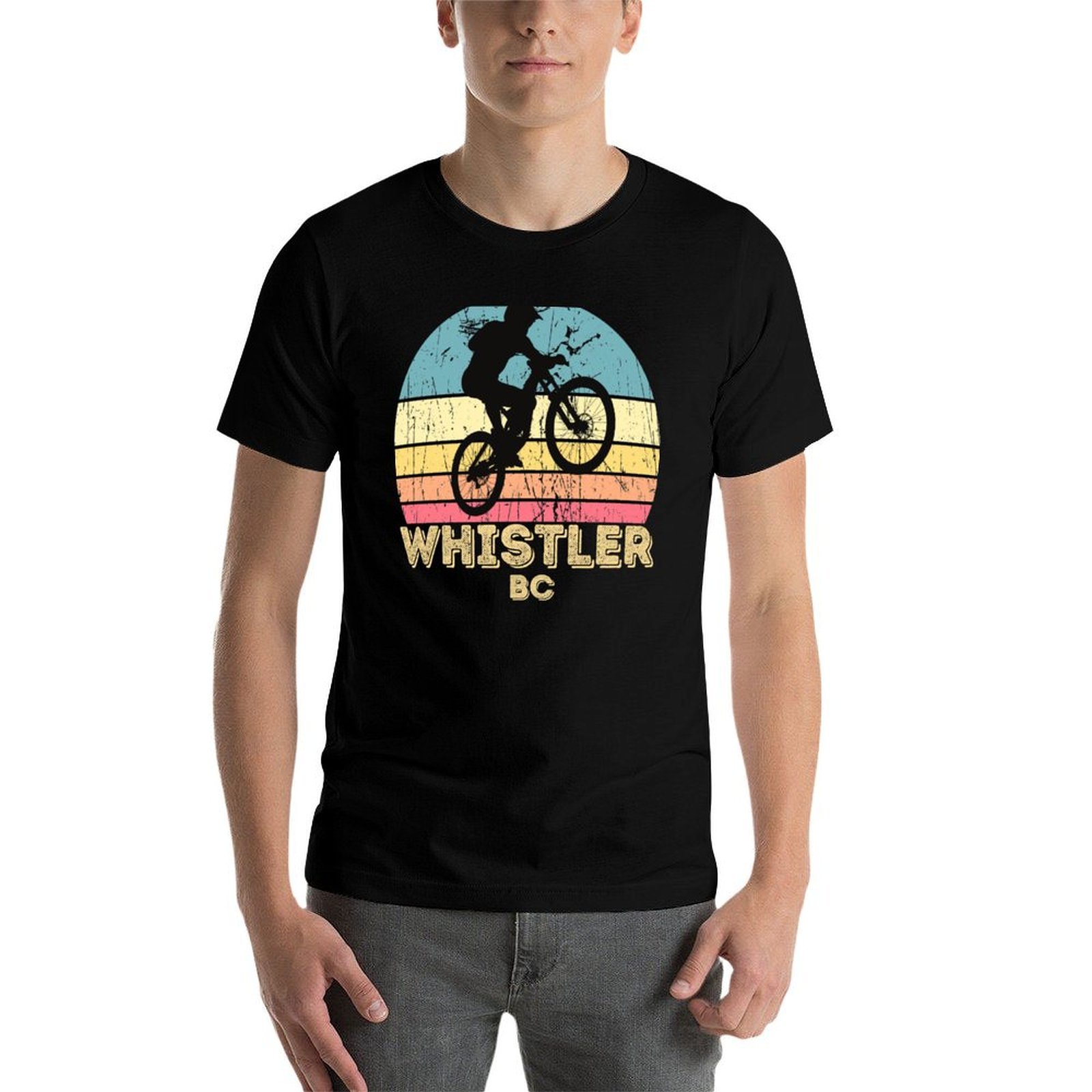 เสื้อยืดลายจักรยานเสือภูเขาเมื - Mountain Biking Whistler บทวิจารณ์และราคา