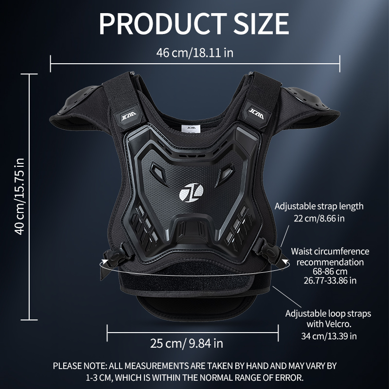 เสื้อเกราะป้องกันหน้าอกเด็ก JC - Mountain Biking Chest Protector บทวิจารณ์และราคา