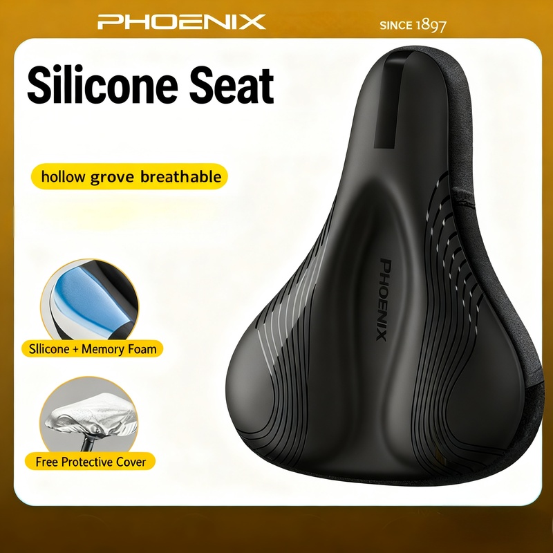 เบาะรองนั่งจักรยาน PHOENIX เจล - Mountain Biking Phoenix บทวิจารณ์และราคา