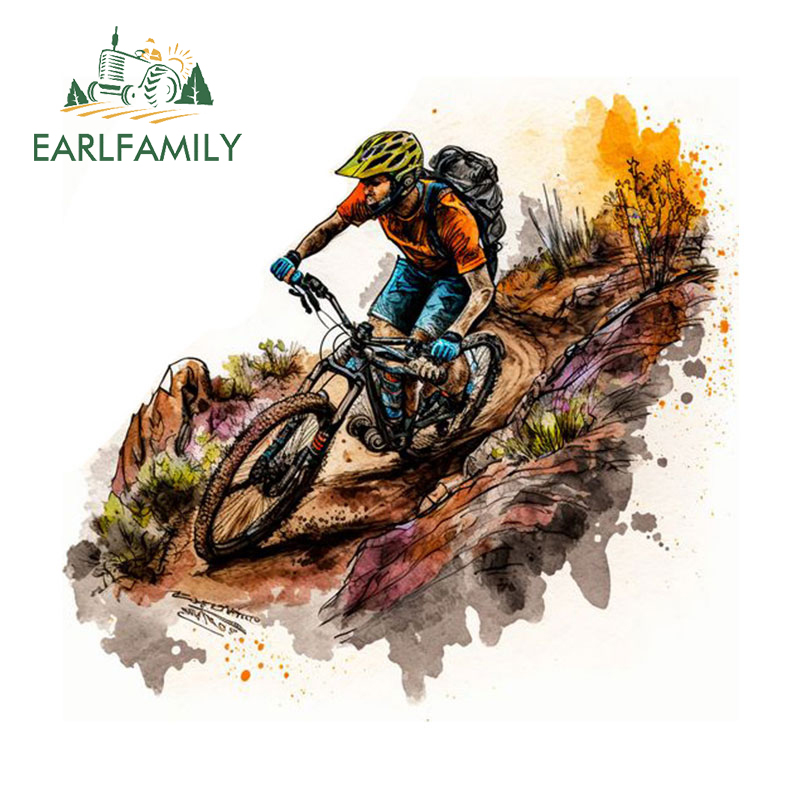 Earlfamily สติ๊กเกอร์ไวนิลกันร - Xcm Mountain Biking บทวิจารณ์และราคา