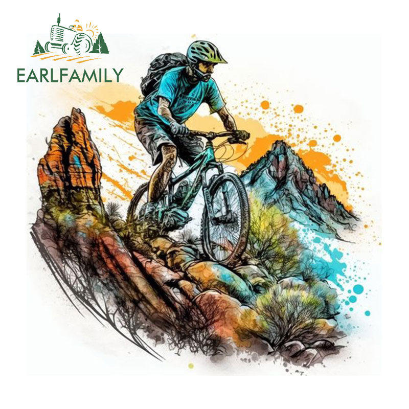 Earlfamily สติ๊กเกอร์ไวนิลกันร - Xcm Mountain Biking บทวิจารณ์และราคา