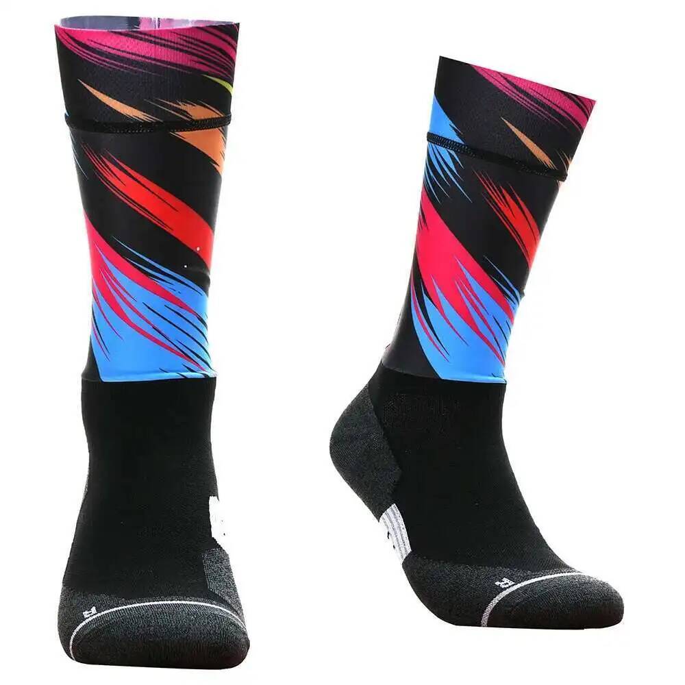 ถุงเท้าปั่นจักรยานลายเรขาคณิตส - Mountain Biking Socks บทวิจารณ์และราคา