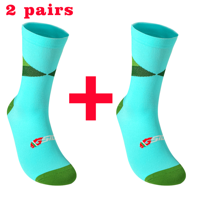 ถุงเท้าปั่นจักรยานมืออาชีพ2คู่ - Mountain Biking Socks บทวิจารณ์และราคา
