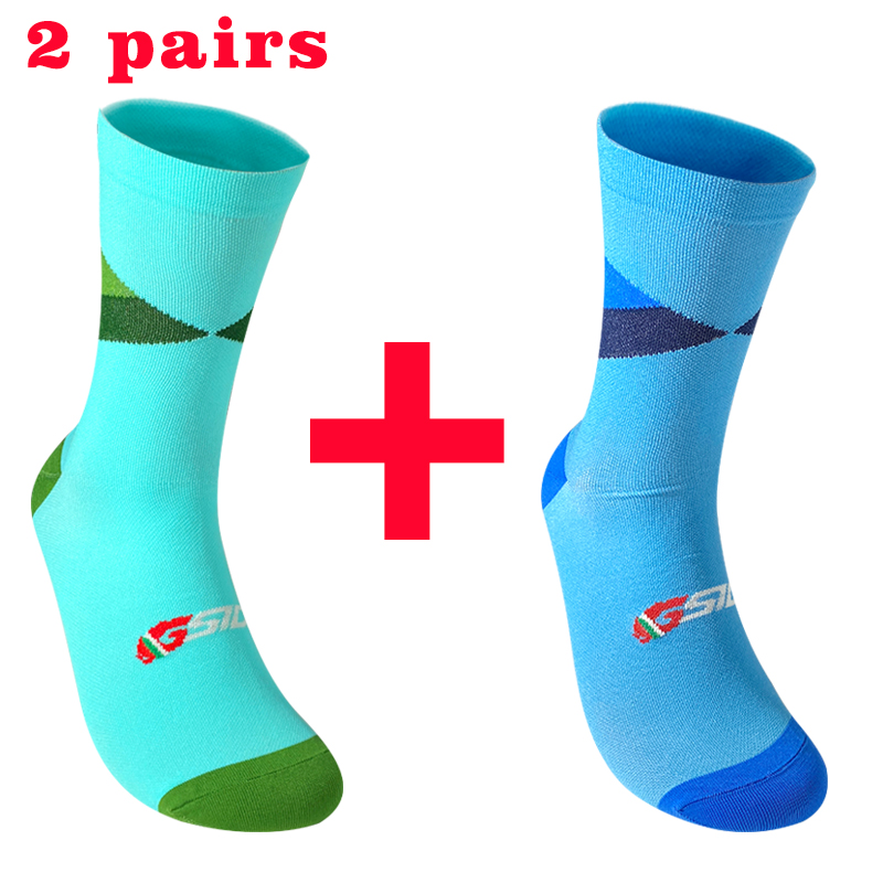 ถุงเท้าปั่นจักรยานมืออาชีพ2คู่ - Mountain Biking Socks บทวิจารณ์และราคา