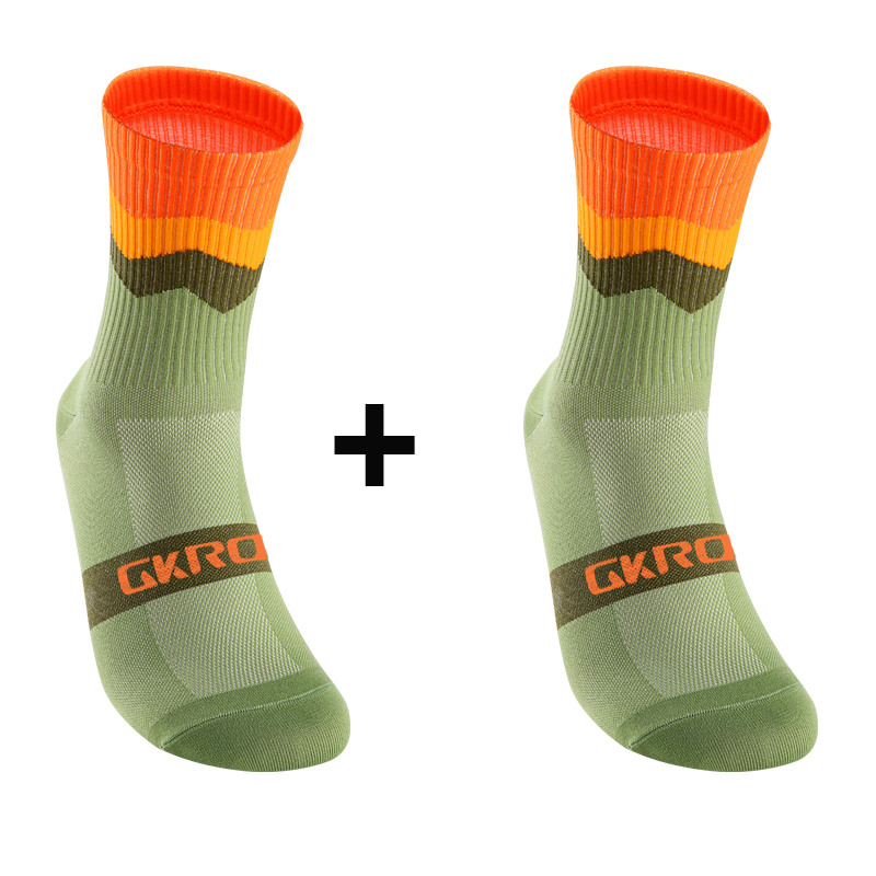 ถุงเท้าปั่นจักรยานมืออาชีพ 2 ค - Mountain Biking Socks บทวิจารณ์และราคา