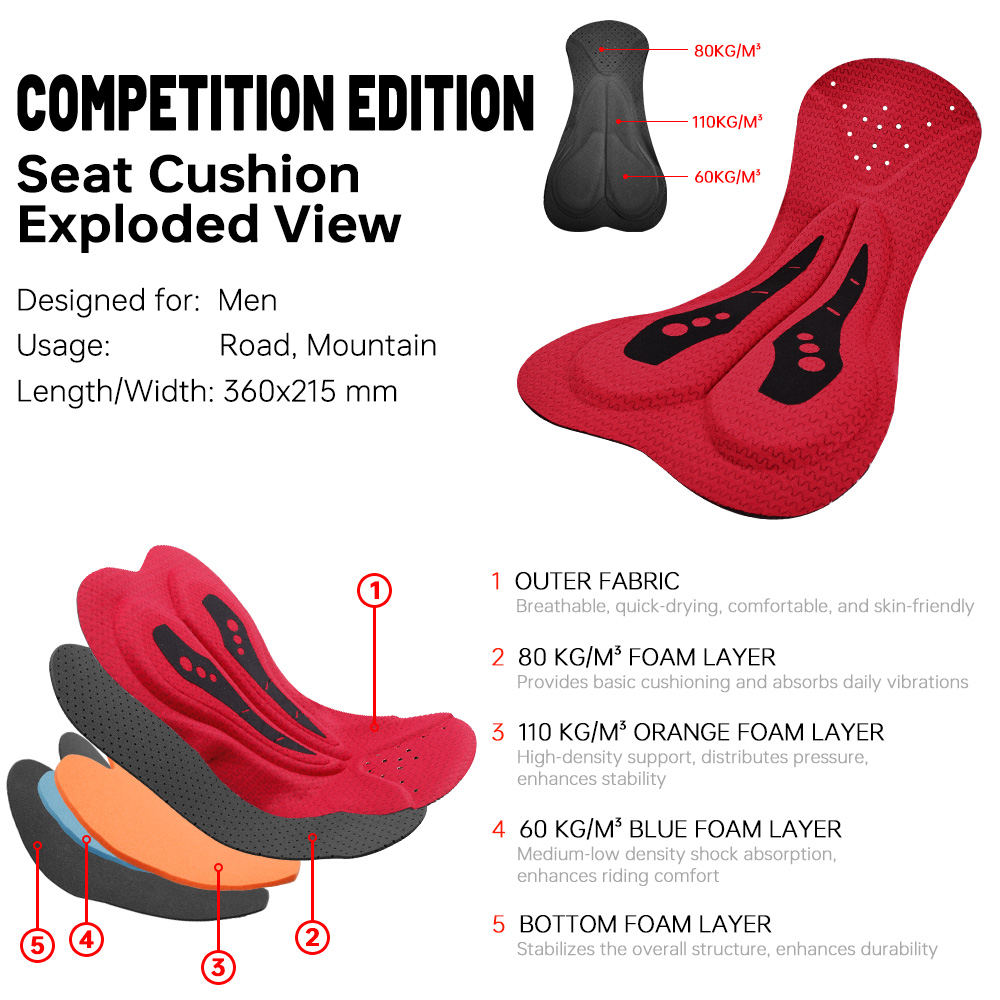 กางเกงปั่นจักรยาน X-TIGER สำหร - Xcm Mountain Biking บทวิจารณ์และราคา